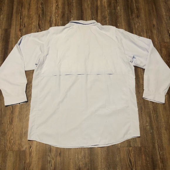 Patagonia Shirt Men's XXL Sol Patrol II Blue Button Up Vent Fly Fishing Outdoor - Picture 5 of 7